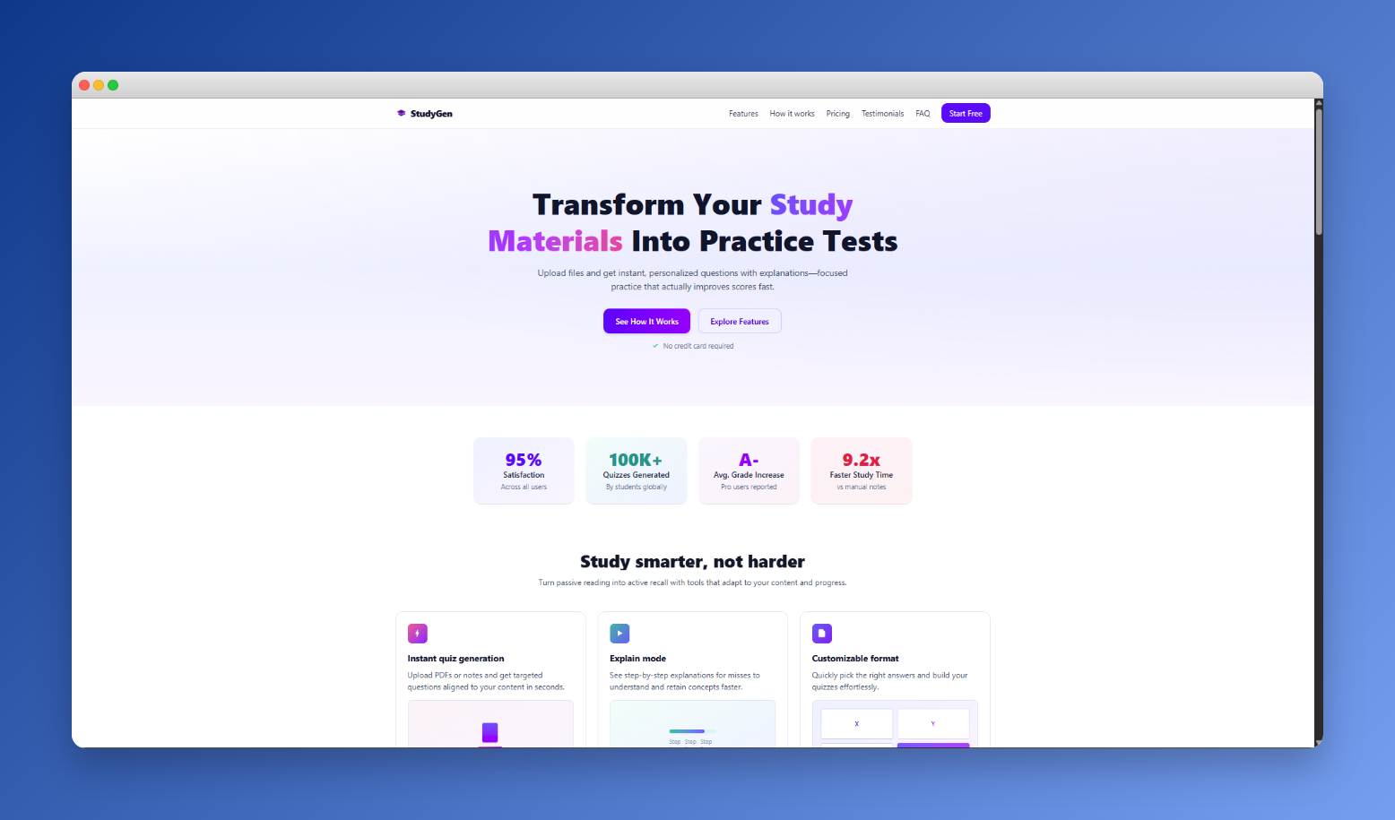 StudyGen screenshot 1