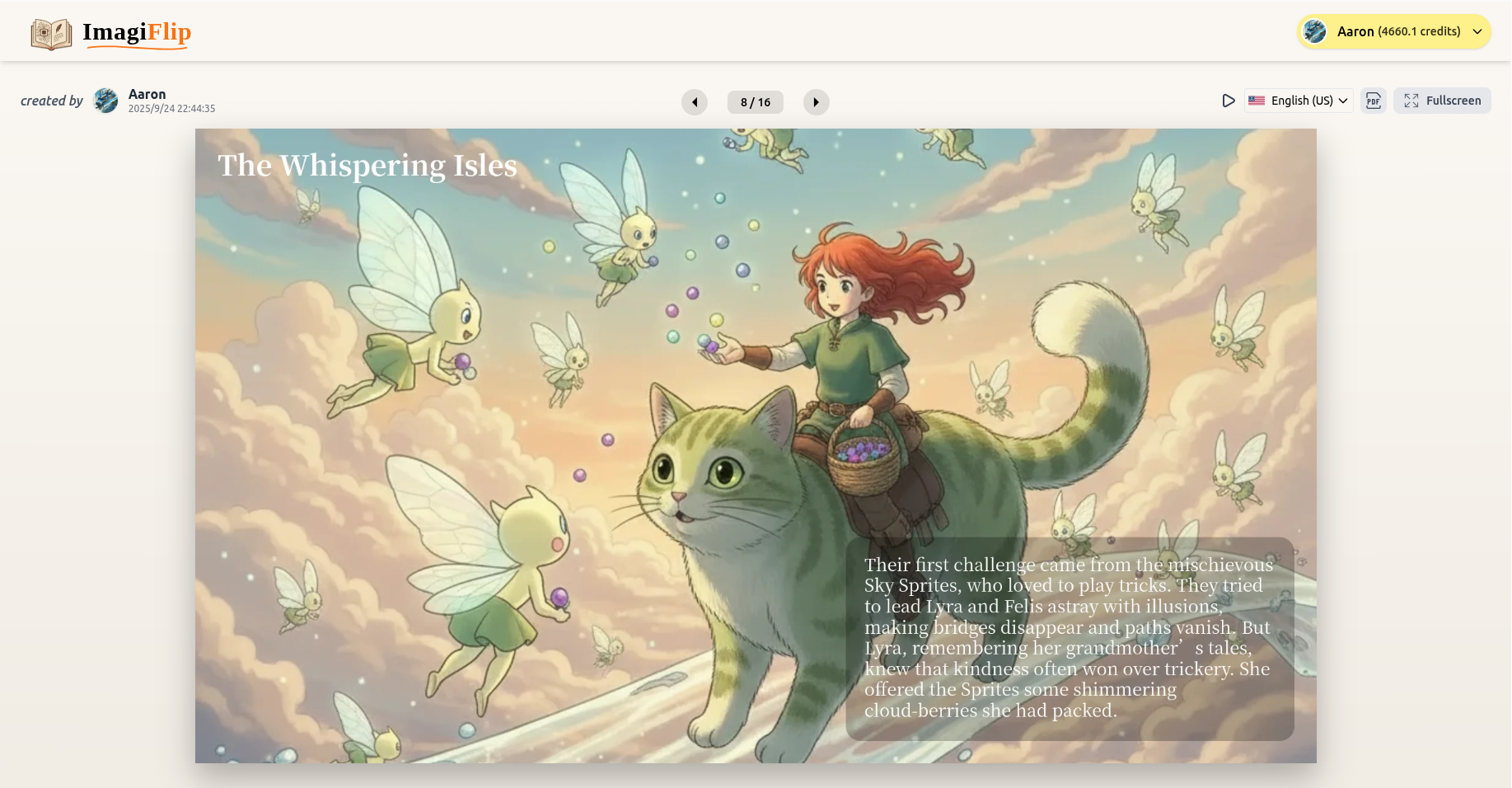 ImagiFlip – AI Story Generator&Flipbook screenshot 5
