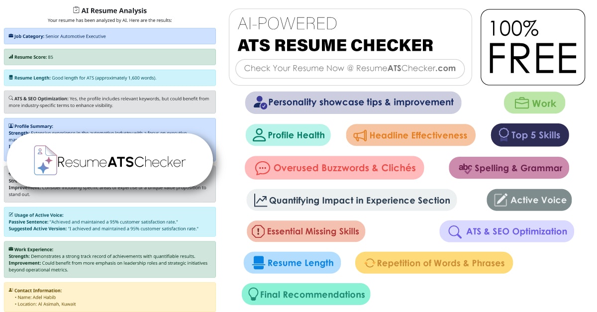 Resume ATS Checker screenshot 1