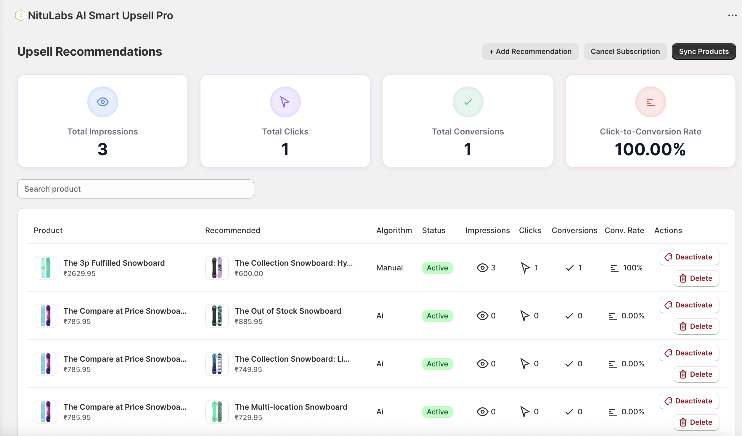 NituLabs AI Smart Upsell Pro screenshot 4