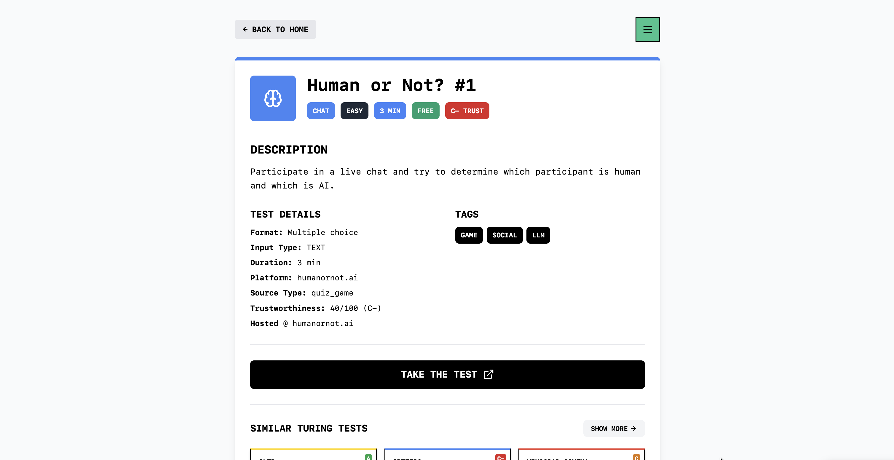 TuringTest Directory screenshot 4