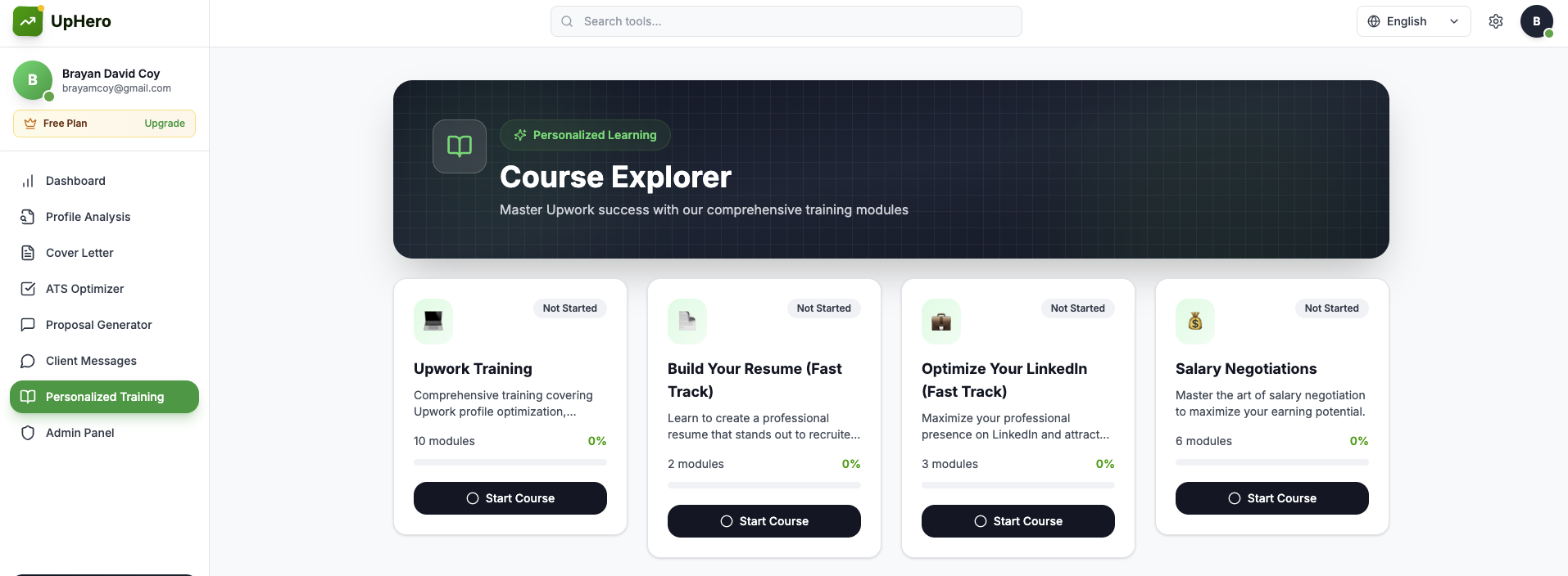UpHero screenshot 4