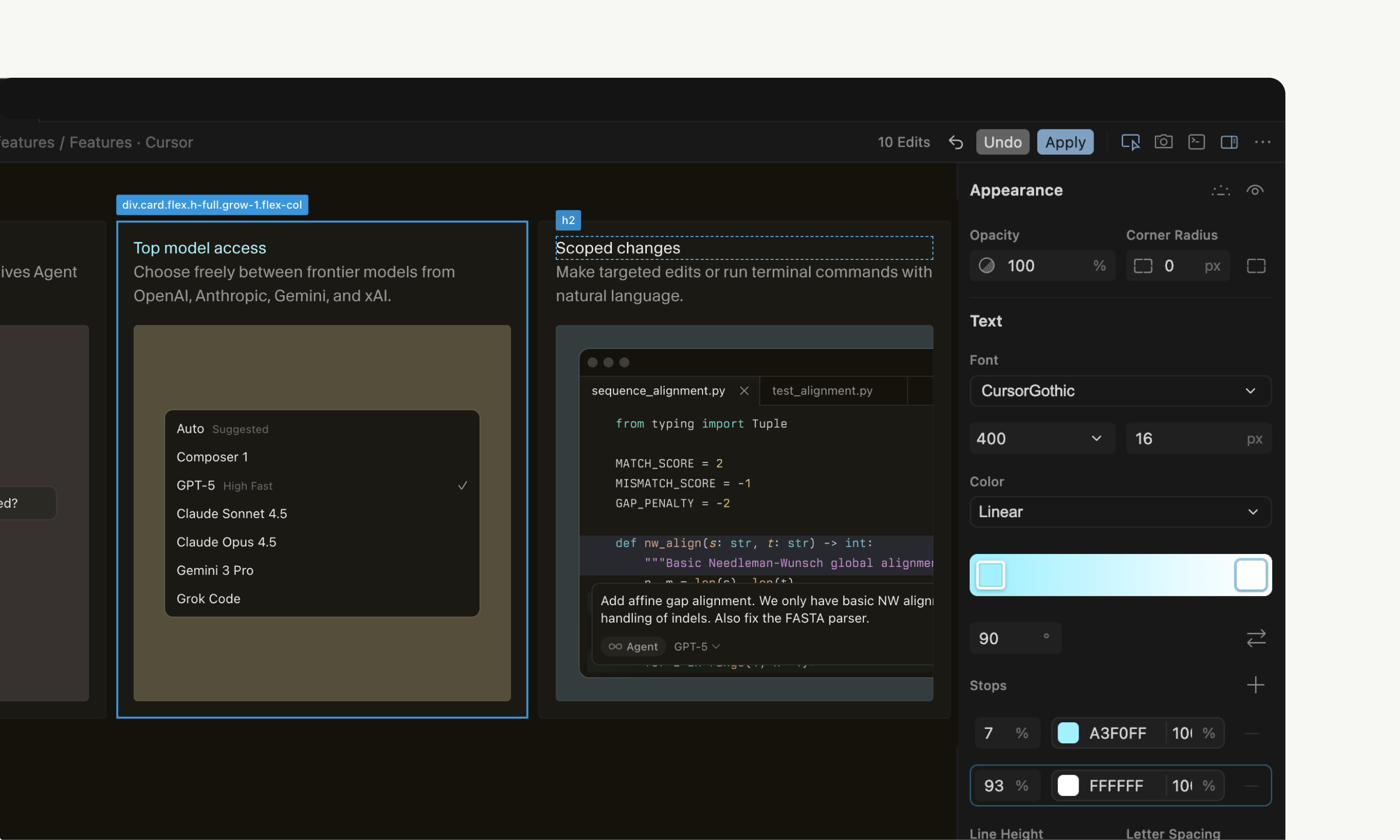 Visual Editor screenshot 1