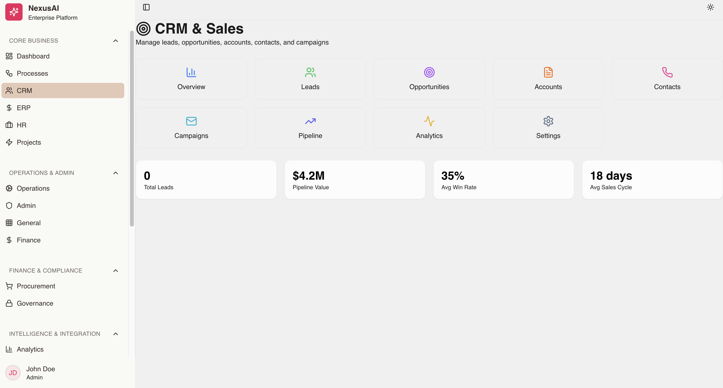Early-stage open-source AI Powered ERP screenshot 3
