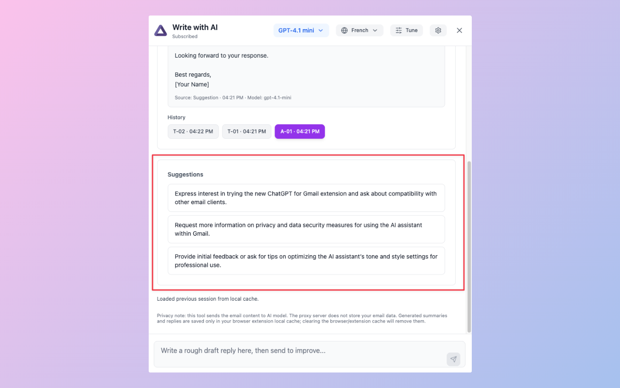 ChatGPT for Gmail — AI Email Assistant screenshot 6