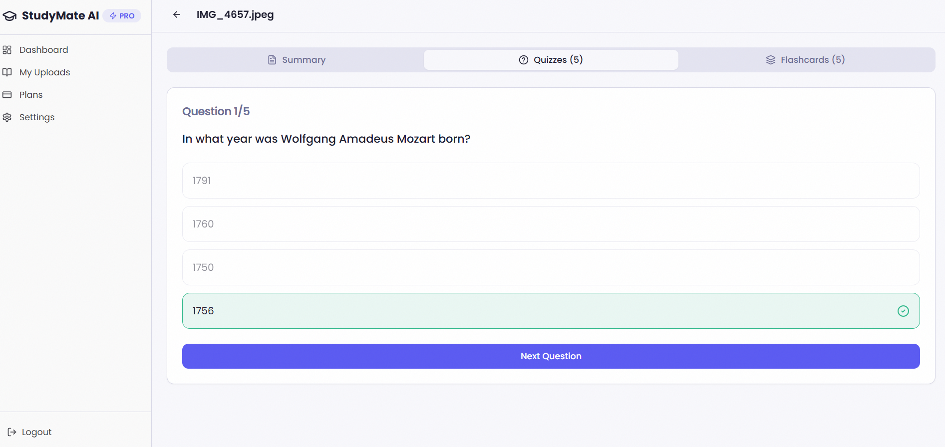 Studymateai screenshot 5