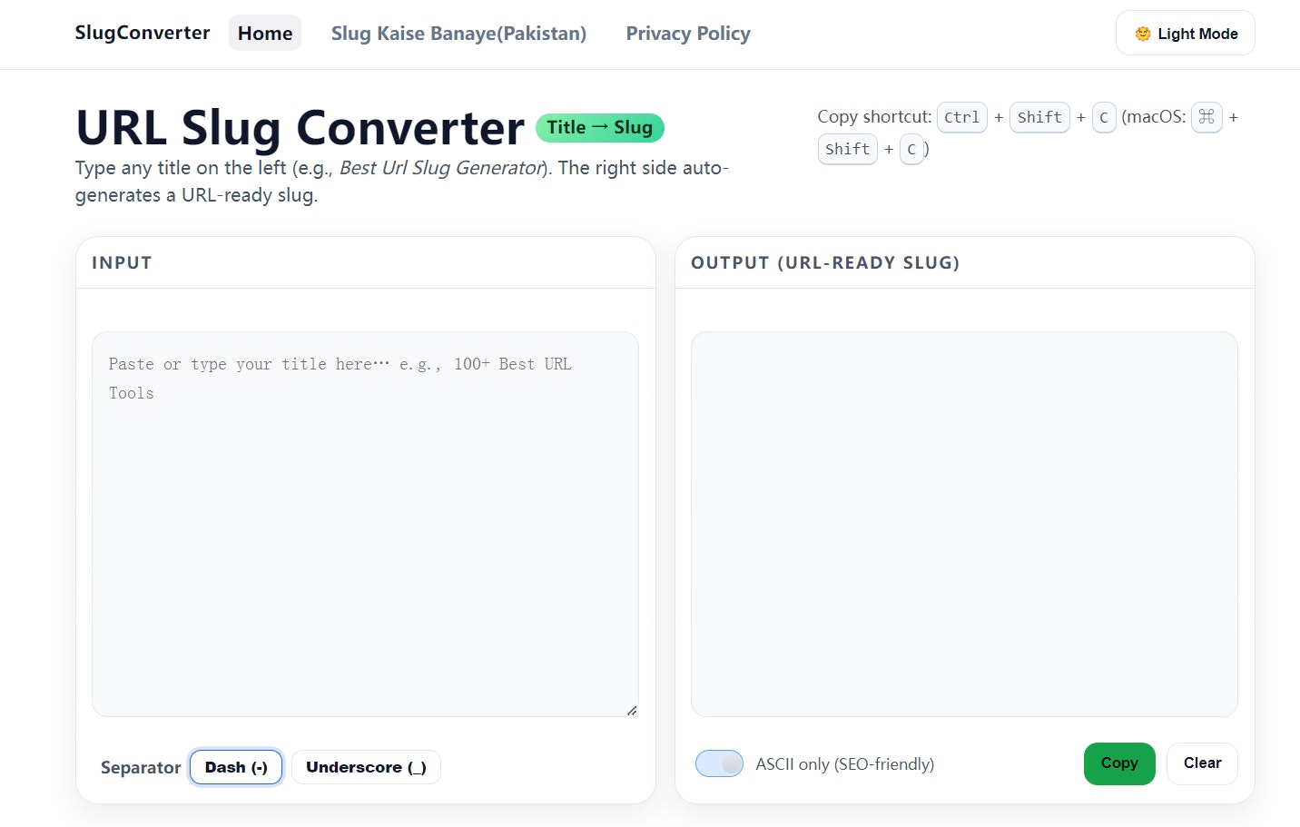 Slug Converter – Clean URL Generator screenshot 2