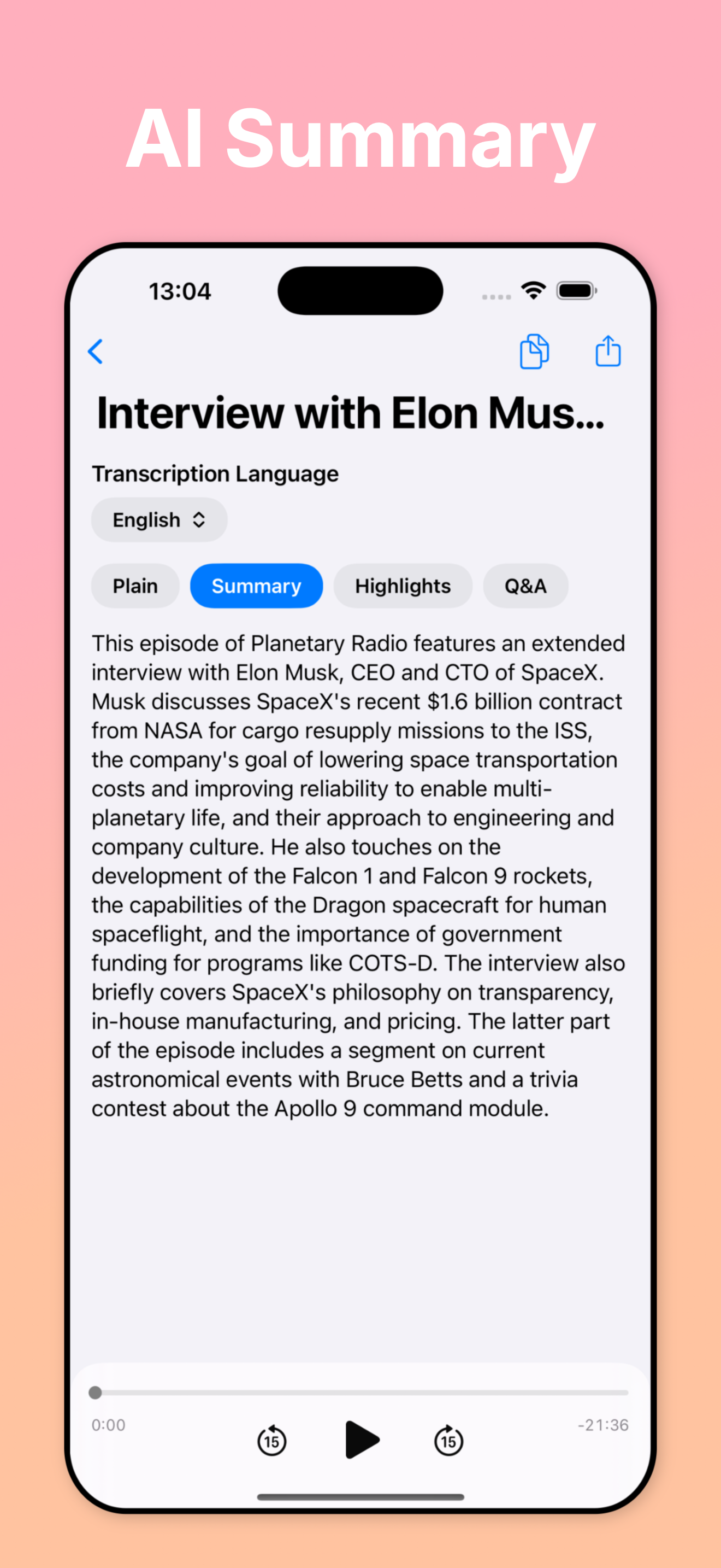 Transcribe | AI screenshot 4