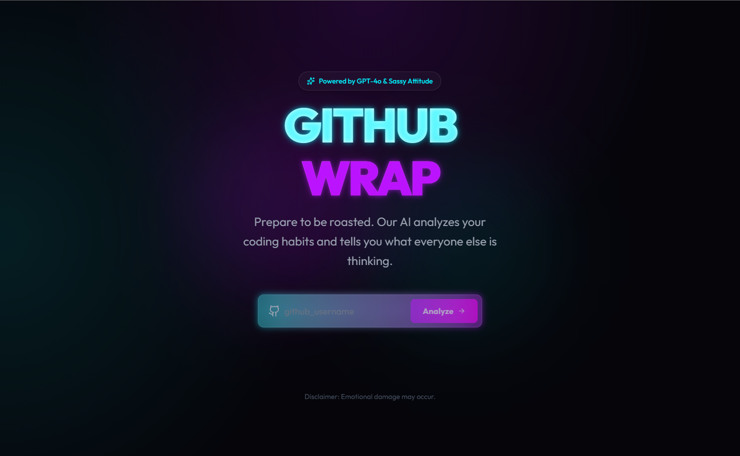 Sassy GitHub Wrap screenshot 1