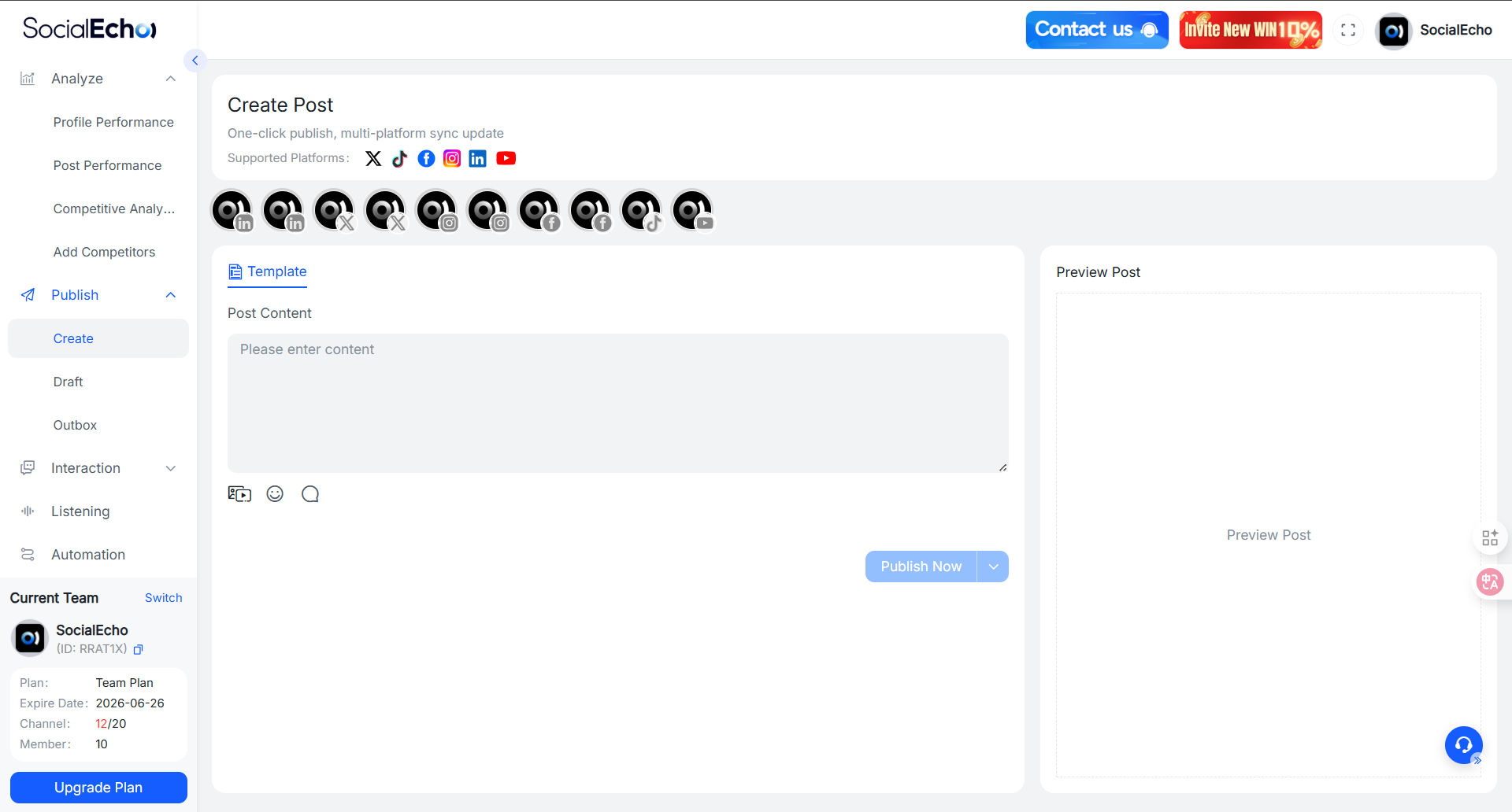 SocialEcho screenshot 3
