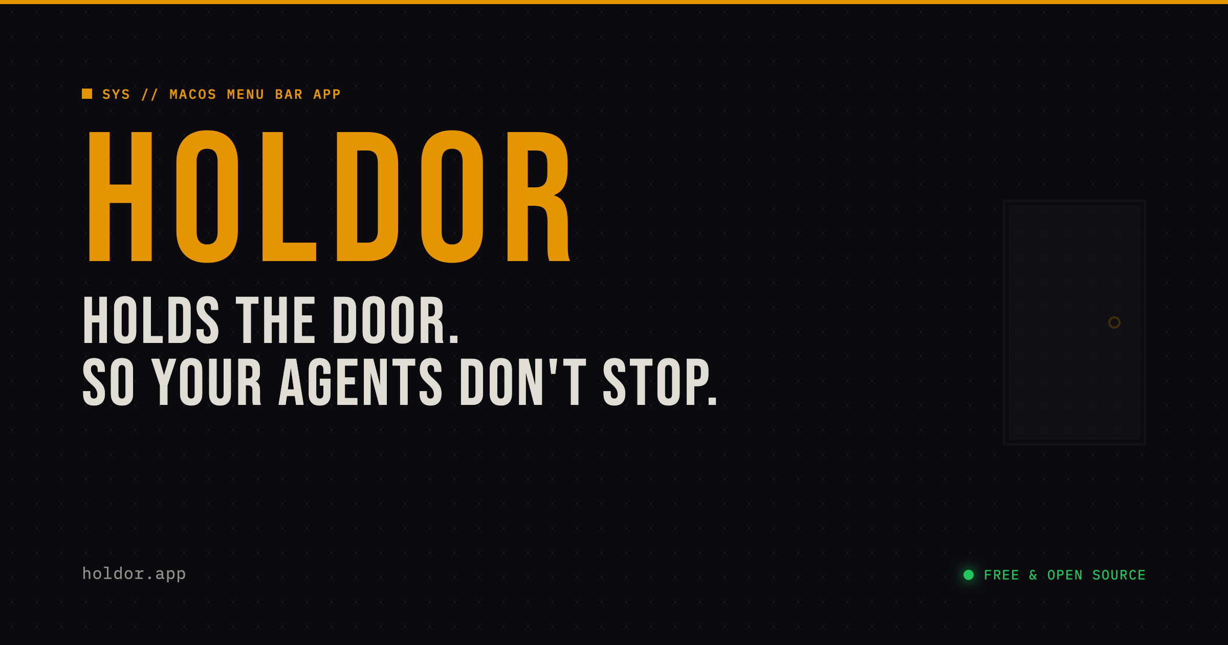 Holdor – Stop your Agents from sleeping screenshot 1