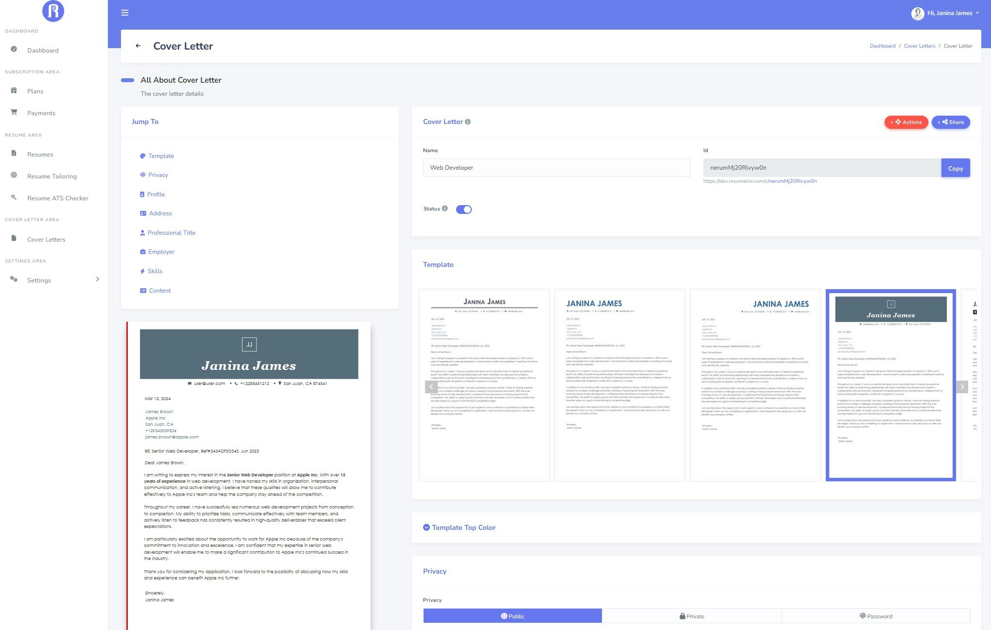 Resumaine screenshot 7