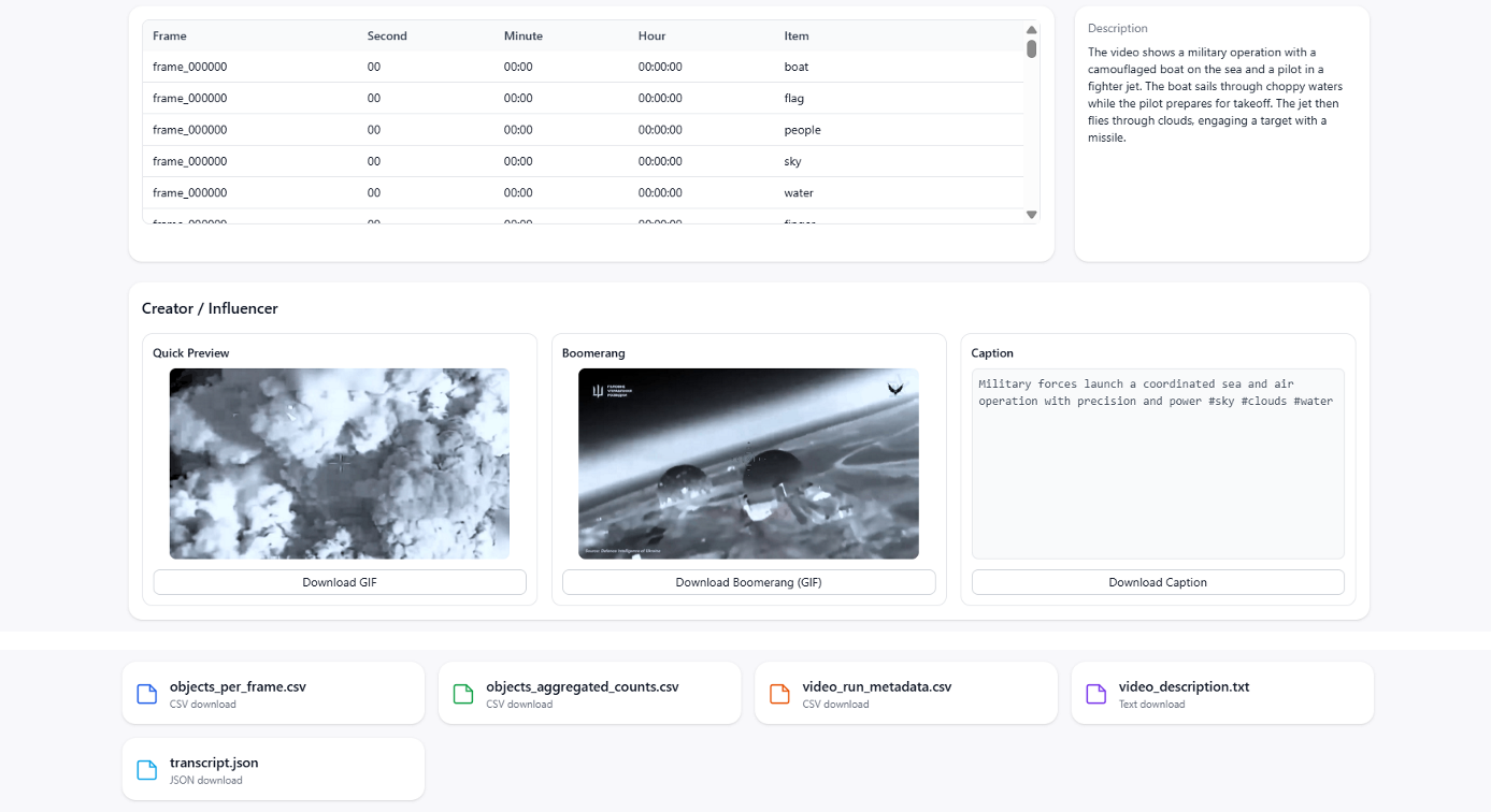 VideoSenseAI screenshot 4