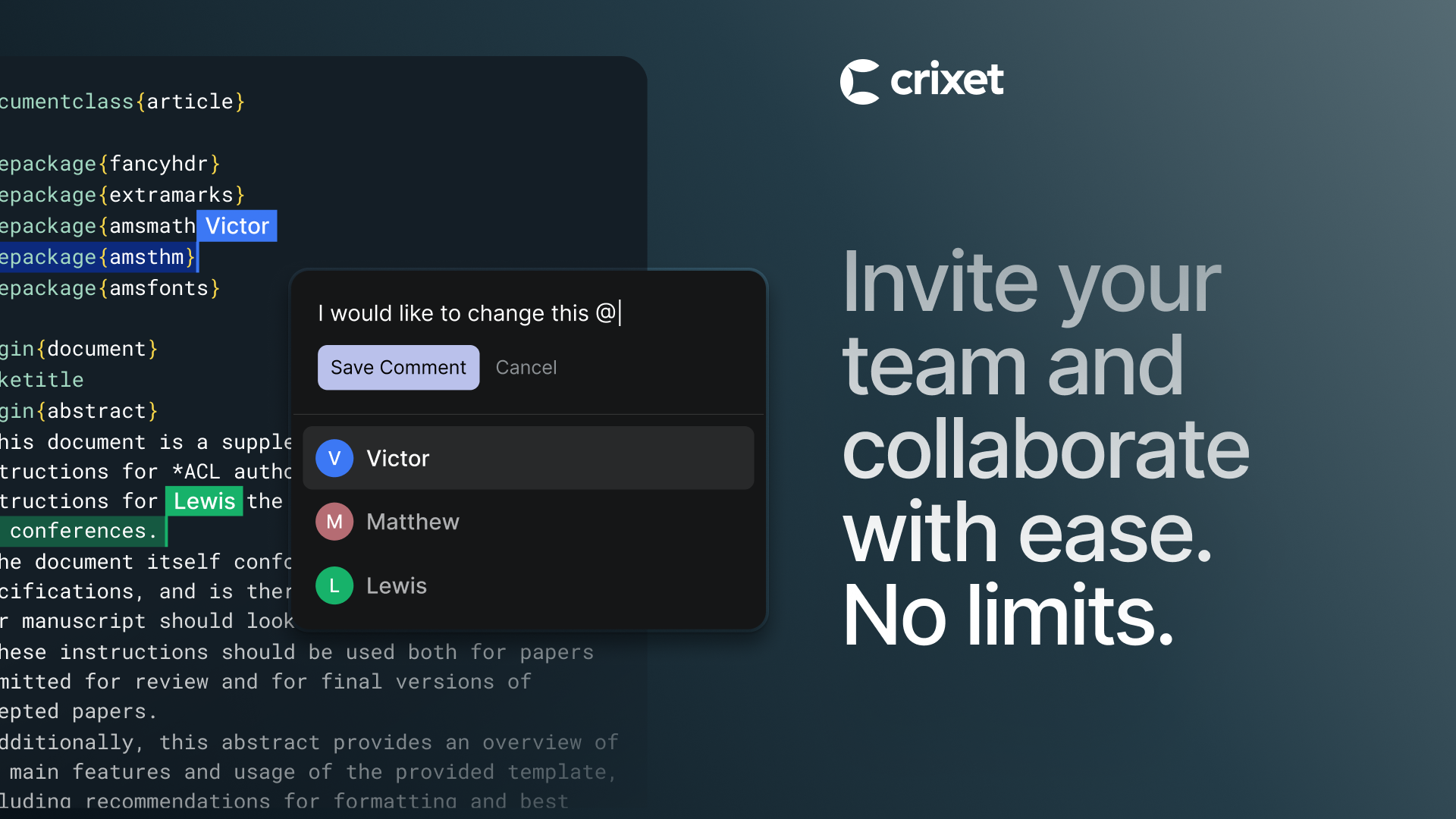 Crixet screenshot 2
