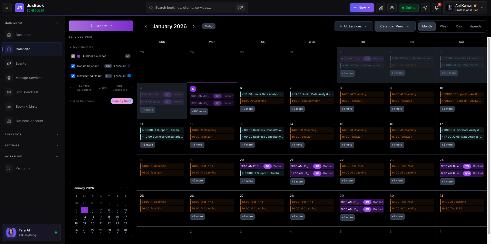 JusBook - Scheduler screenshot 5