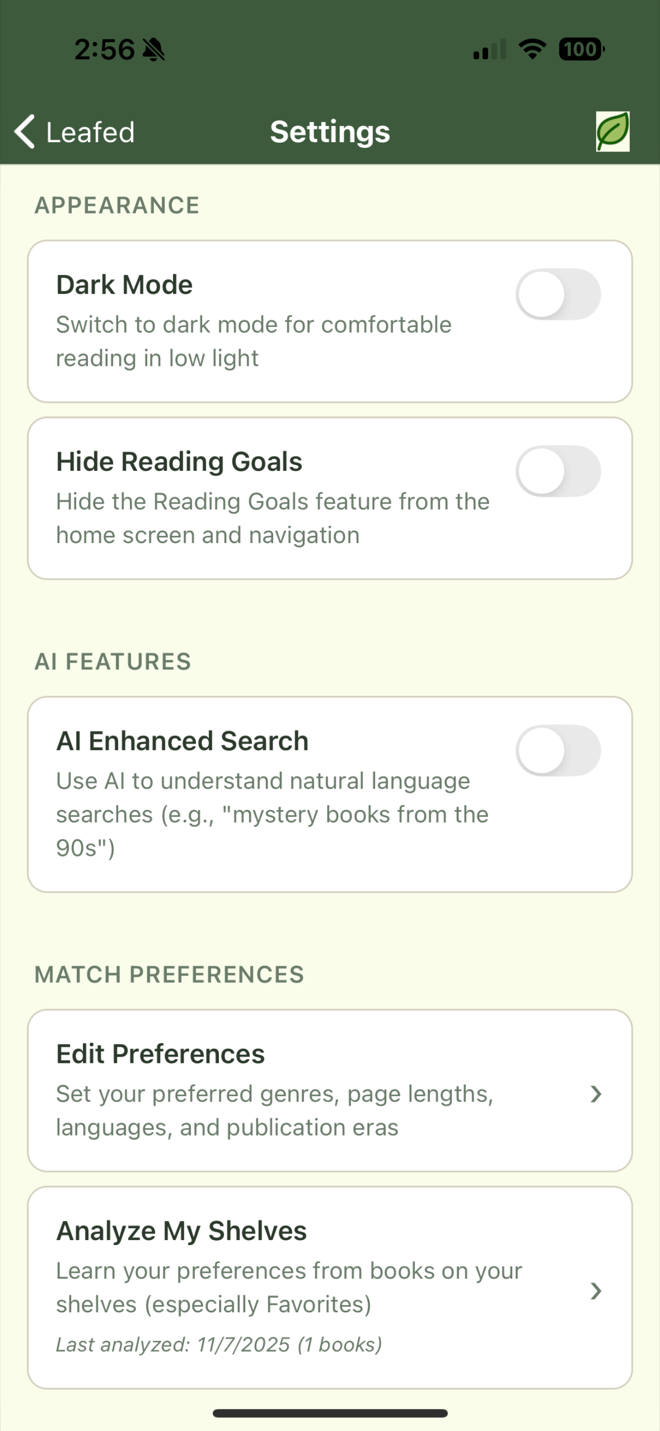 Leafed screenshot 4