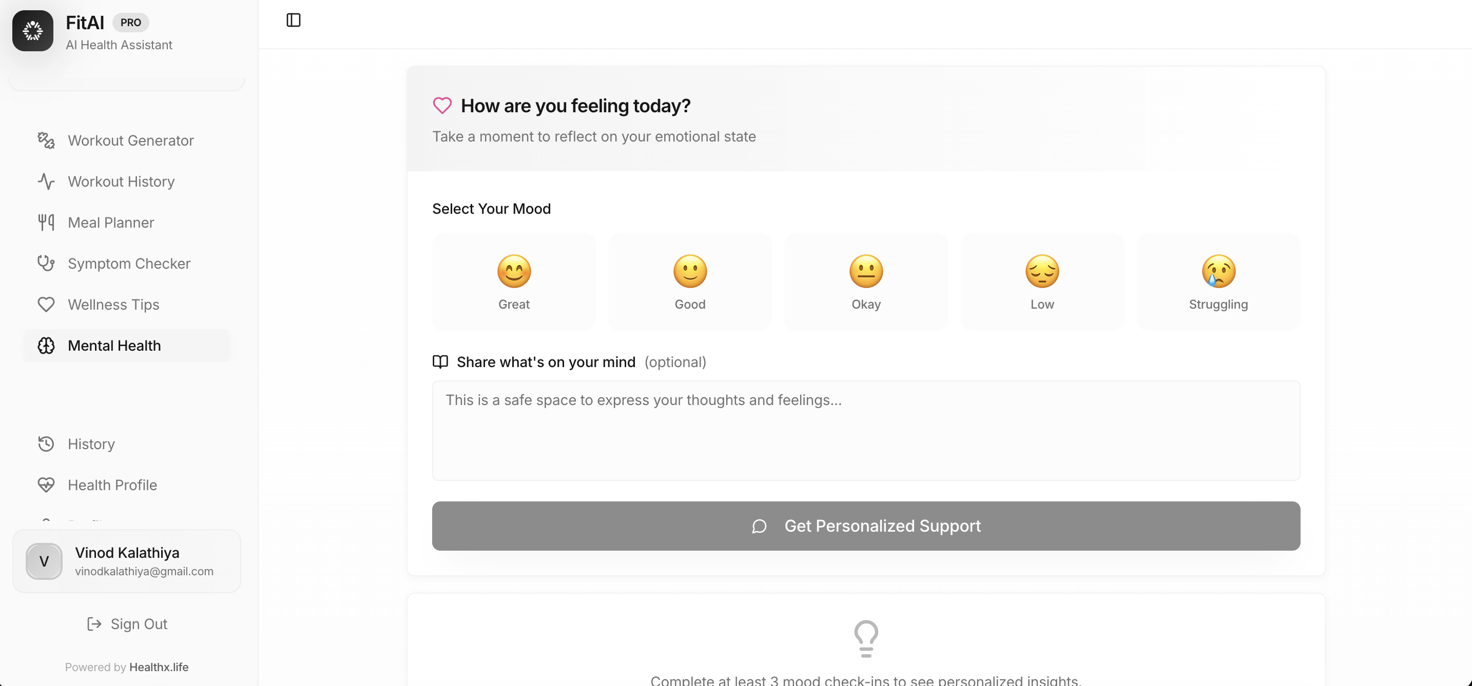 FitAI.live screenshot 1