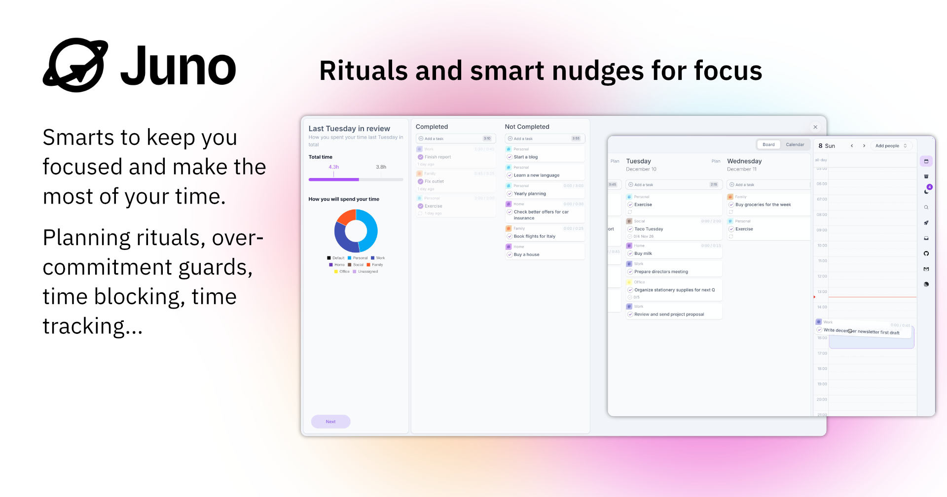 Juno digital planner screenshot 4