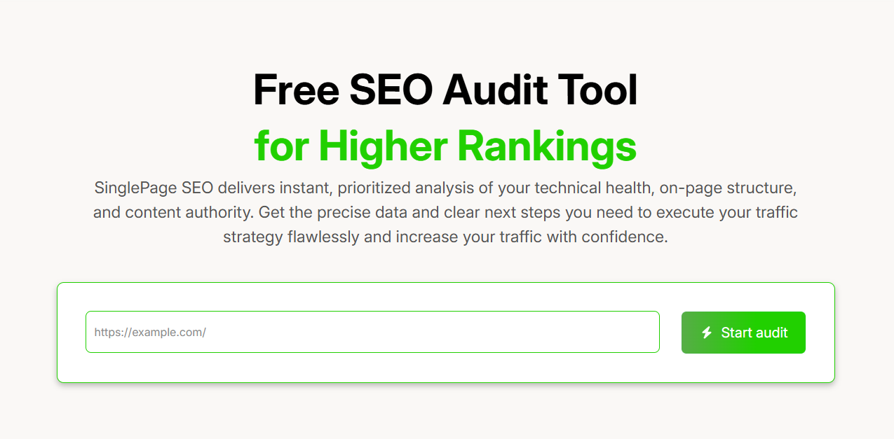 SinglePage SEO screenshot 2