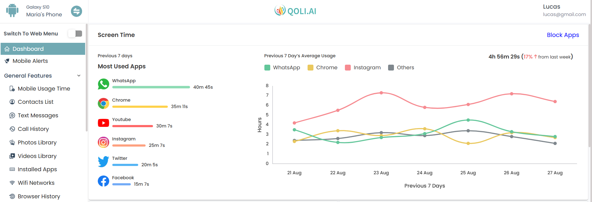 Qoli screenshot 1
