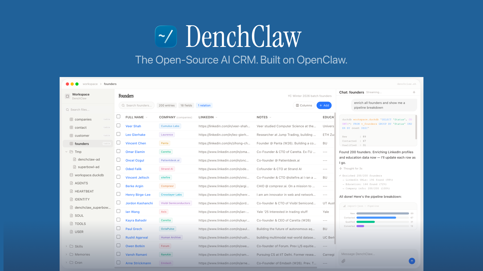 DenchClaw screenshot 2