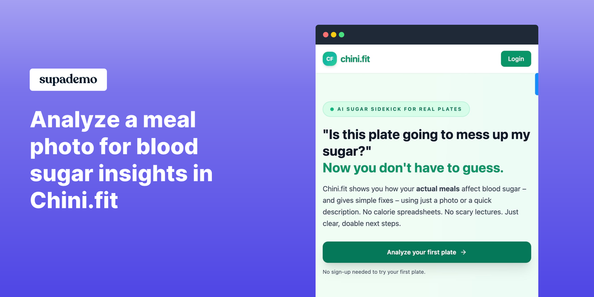 Chini.Fit - Find Hidden Sugar in Meals screenshot 11