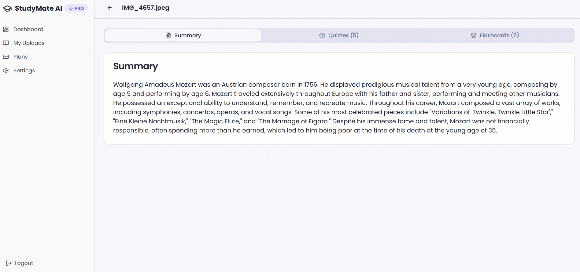 Studymateai screenshot 4