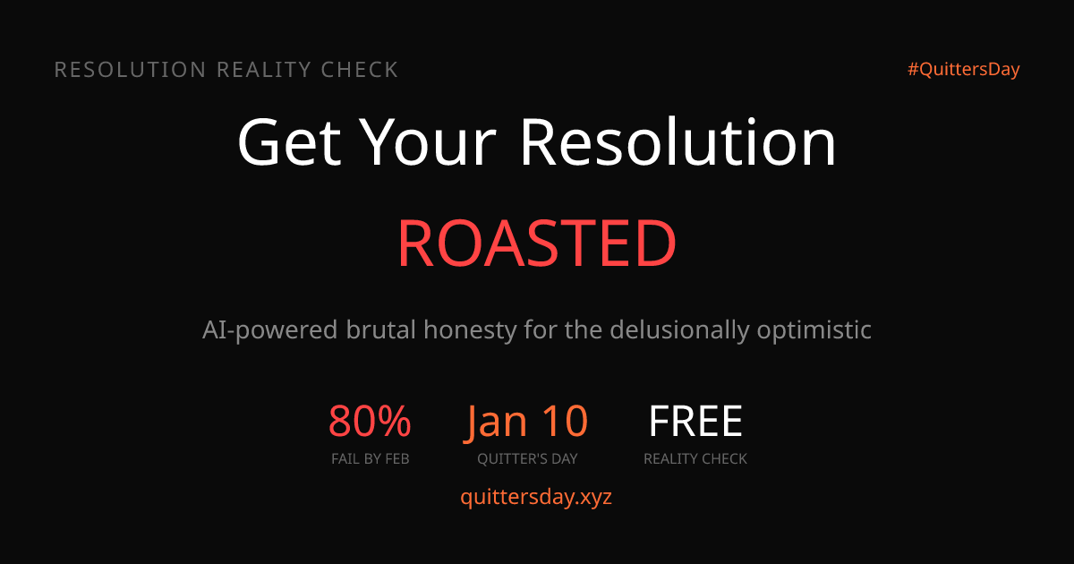Resolution Roast screenshot 1