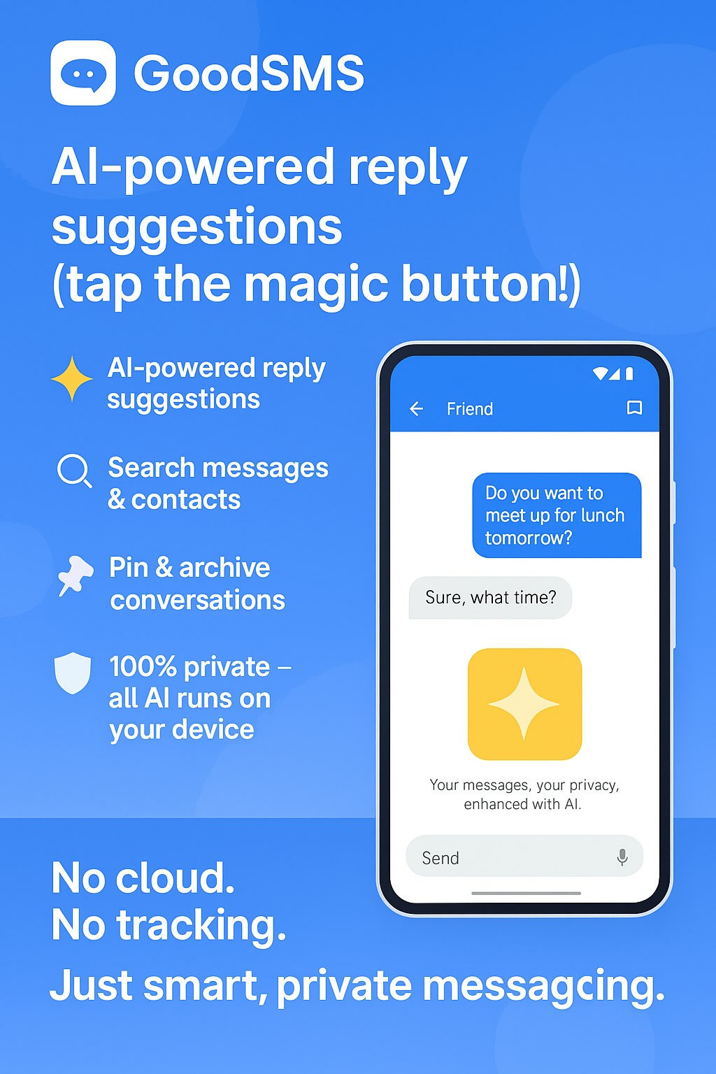 GoodSMS screenshot 1