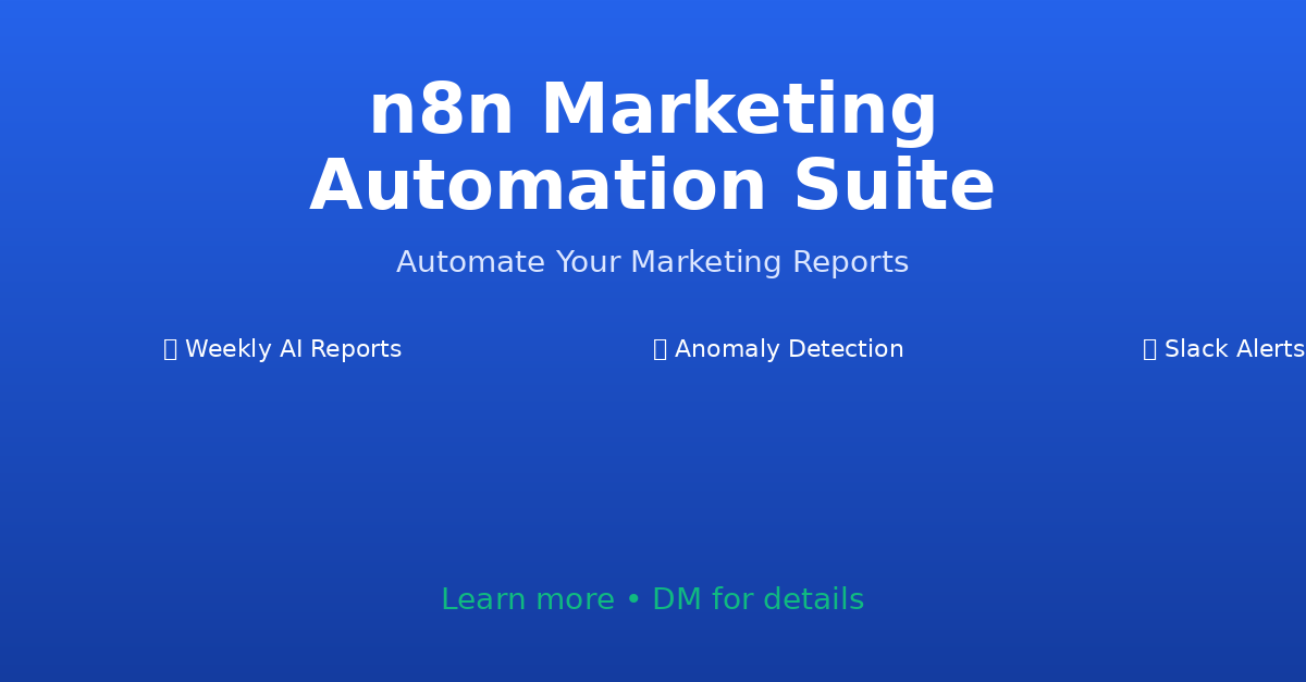 Marketing Automation Suite