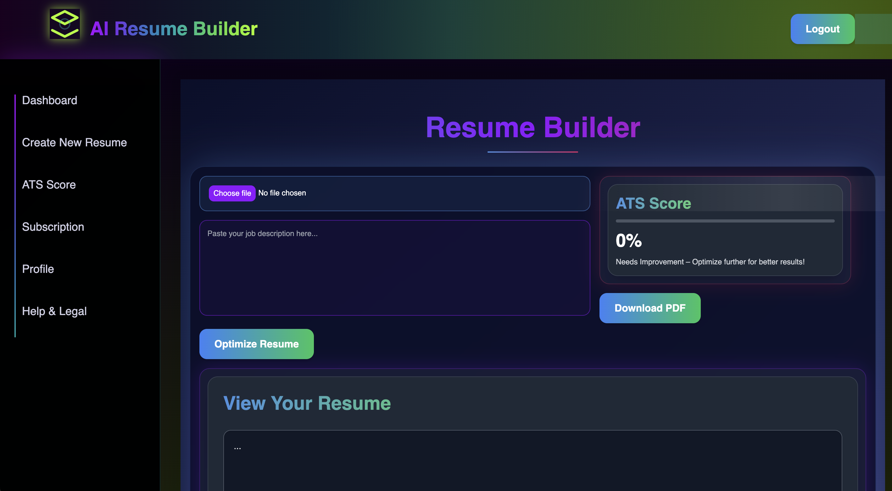 ResuGenix AI screenshot 1