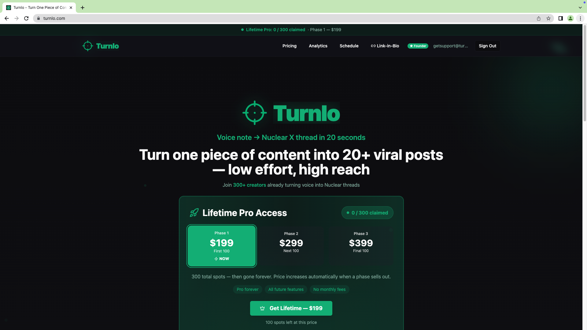 Turnlo – Voice → Nuclear threads in 20s screenshot 1