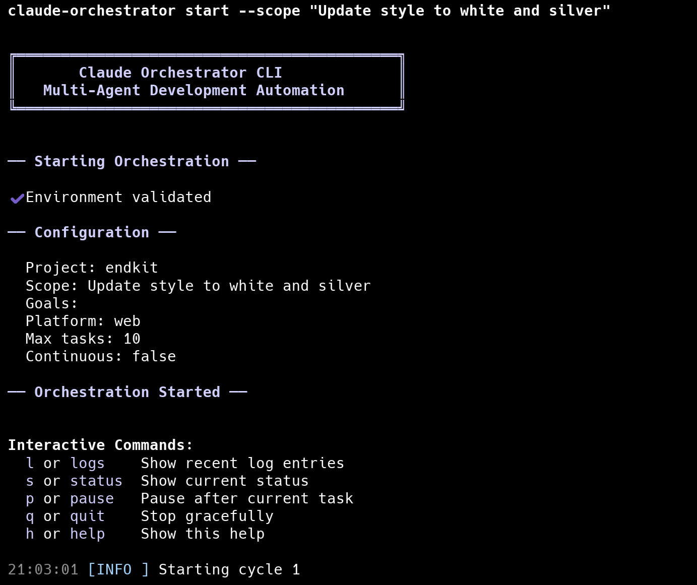 Claude Orchestrator screenshot 4