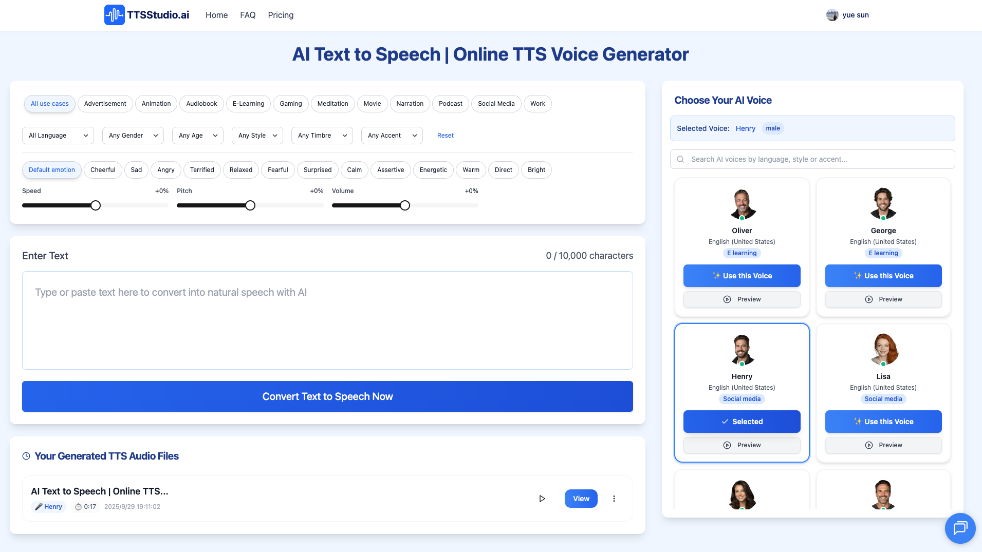 TTSStudio.ai screenshot 2