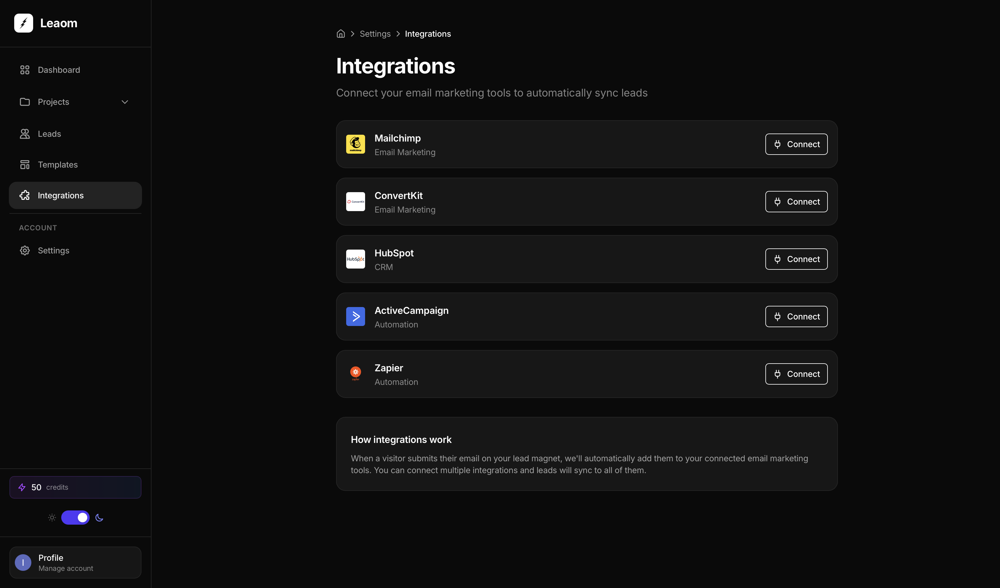 Leaom screenshot 6