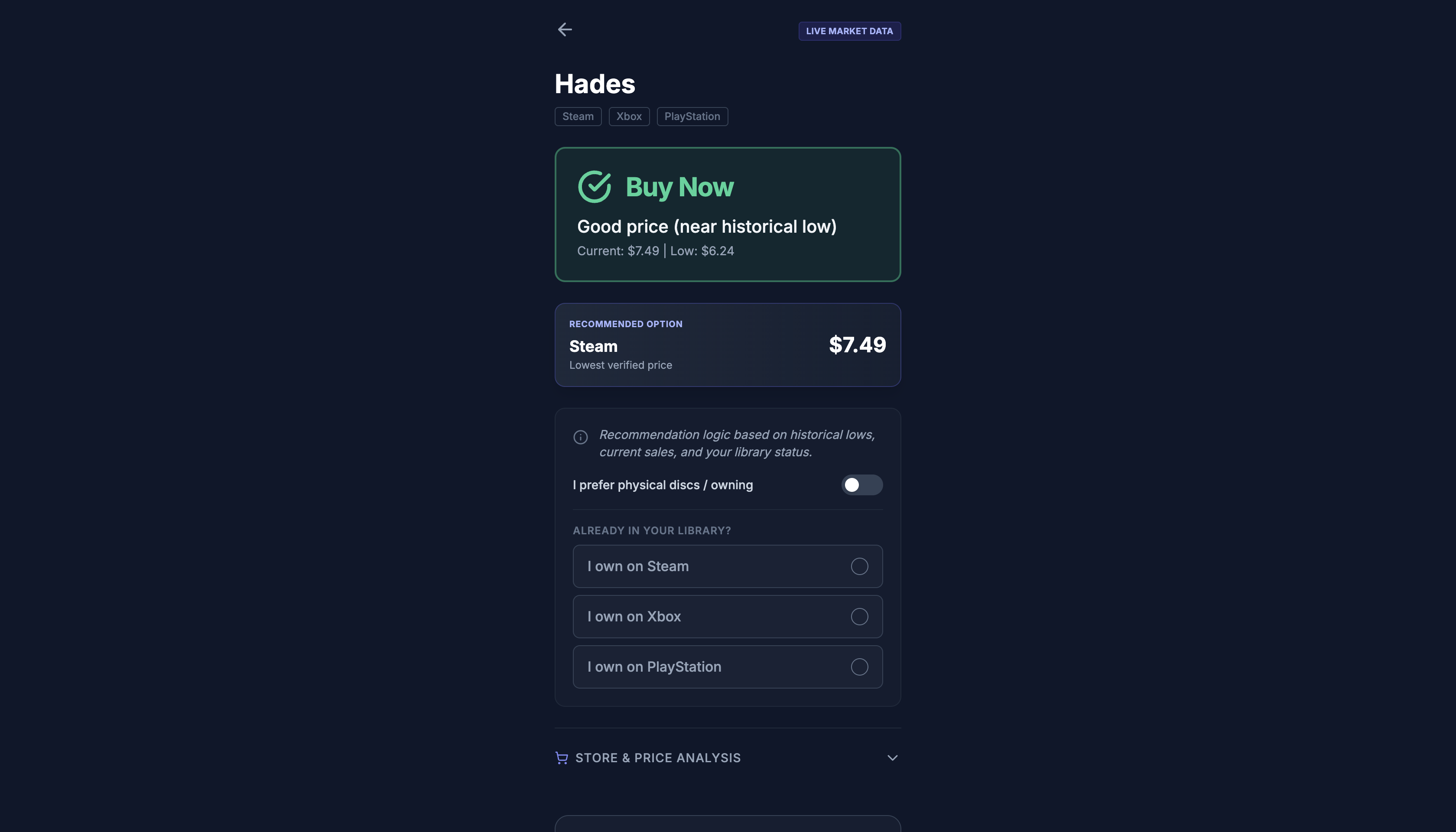 GameDecision screenshot 3