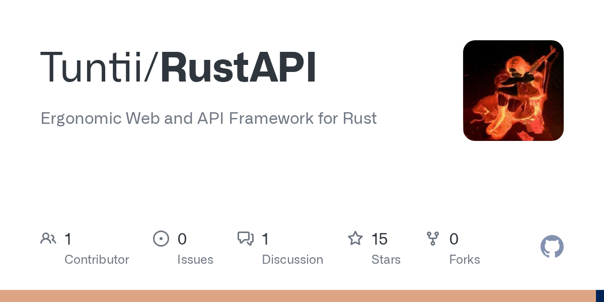 RustAPI screenshot 1