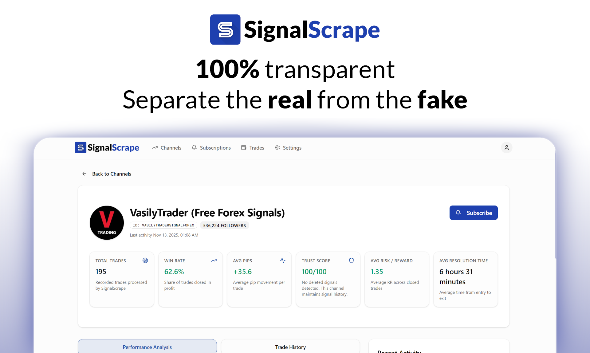 SignalScrape screenshot 2