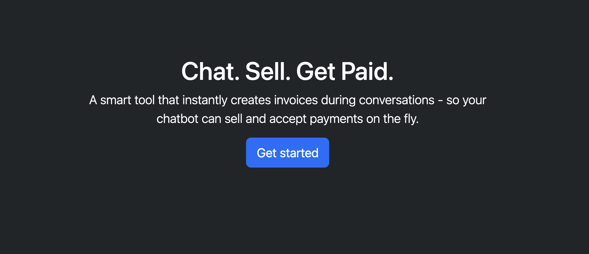 Prompt to pay: genAI ready invoice screenshot 1