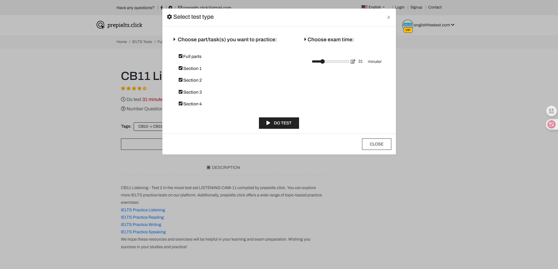 prepielts.click screenshot 4