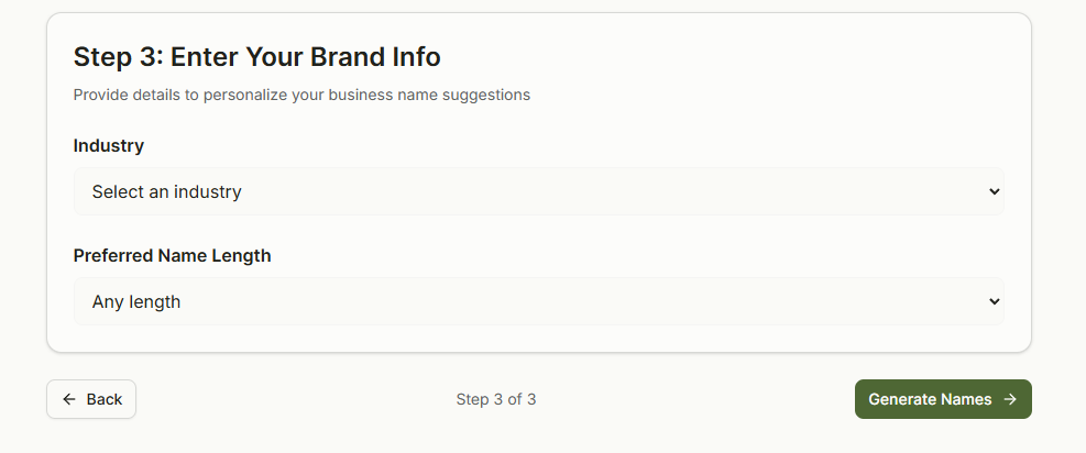 Ai Bizname screenshot 5
