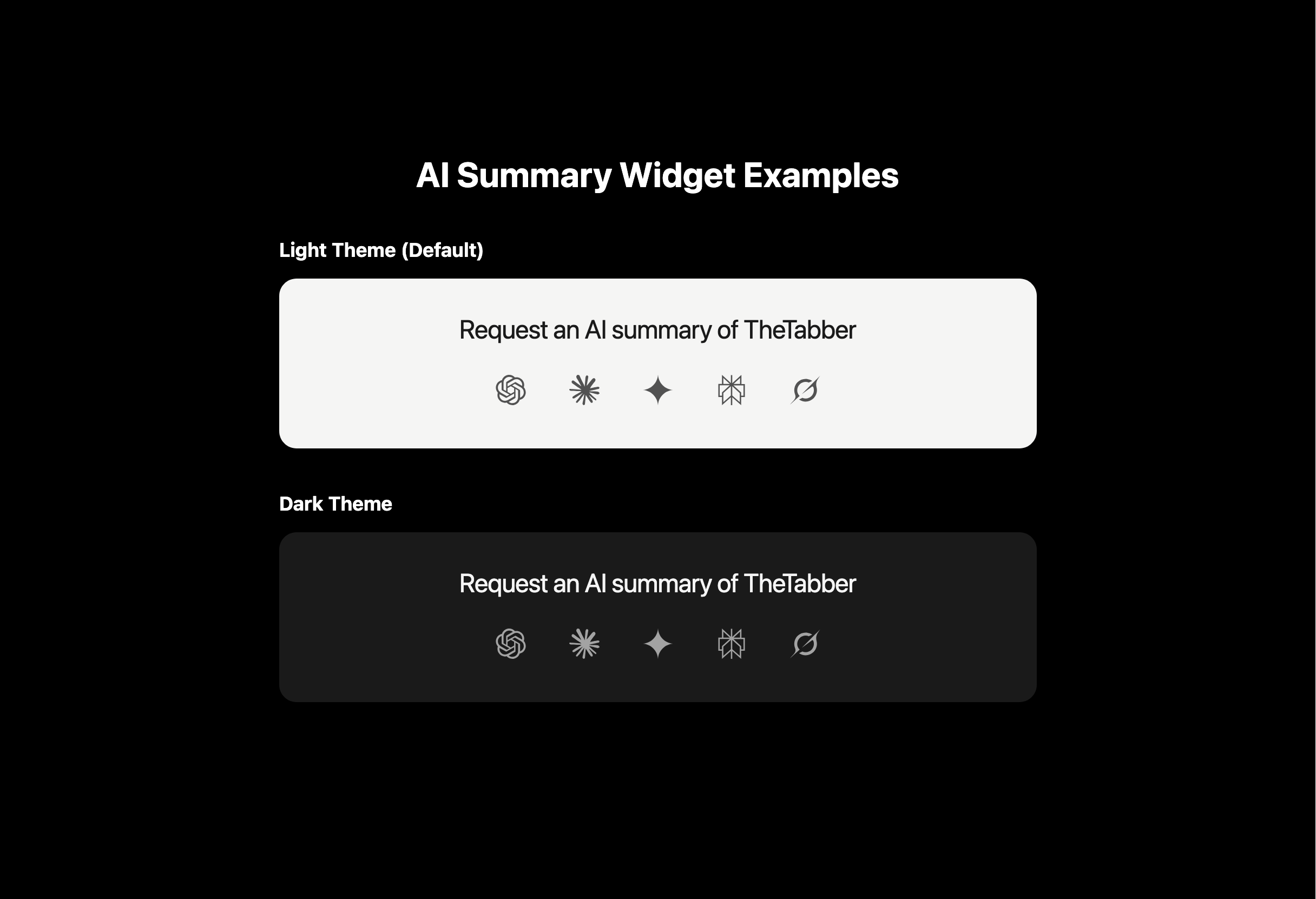 AI Summary Widget screenshot 1