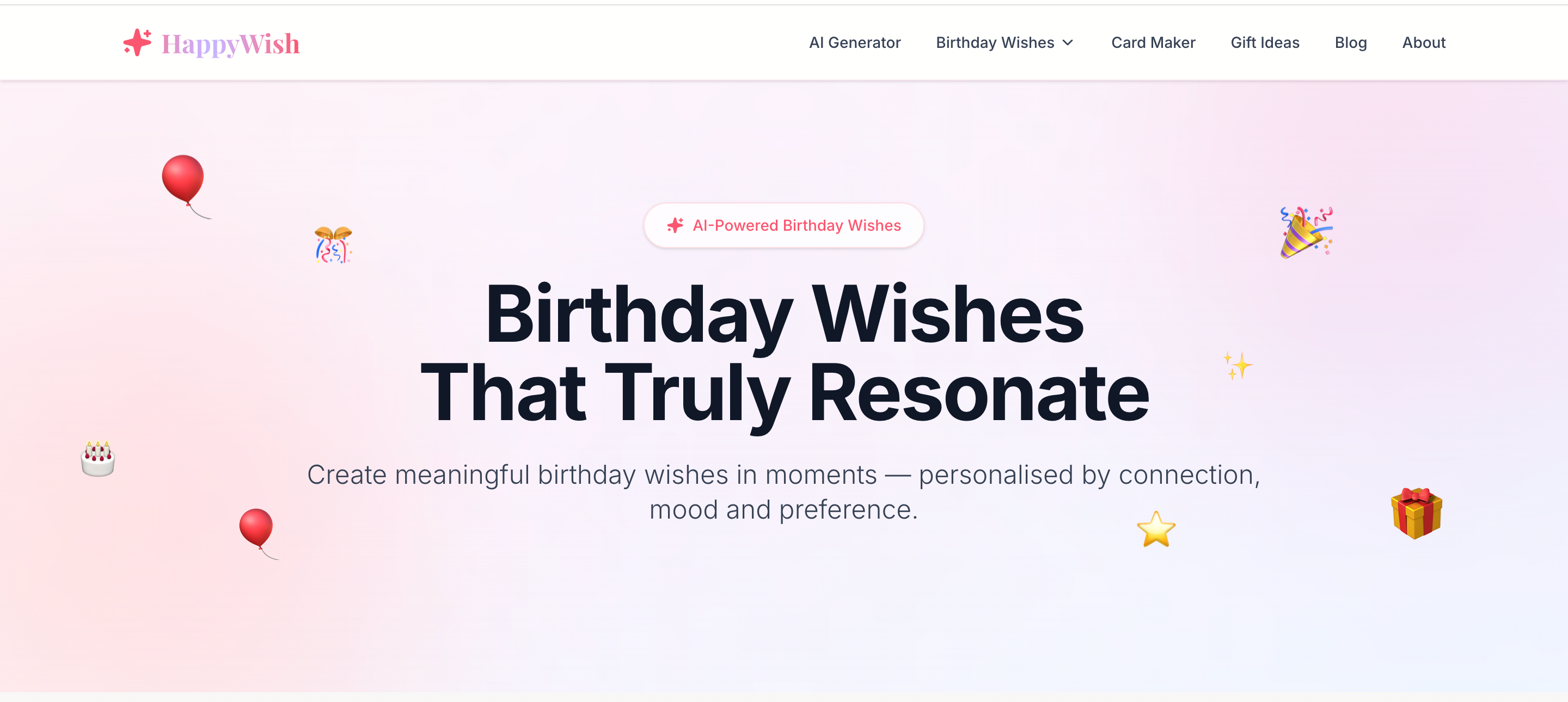 HappyWish screenshot 1