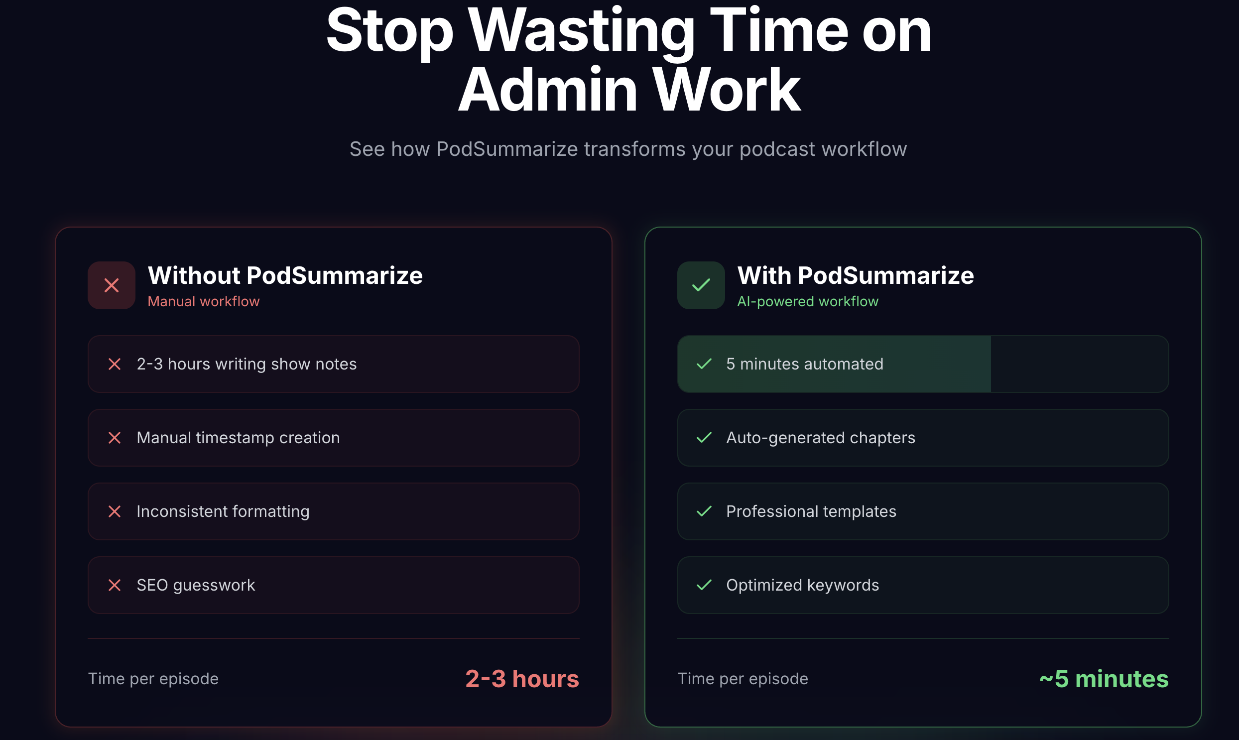 PodSummarize screenshot 6