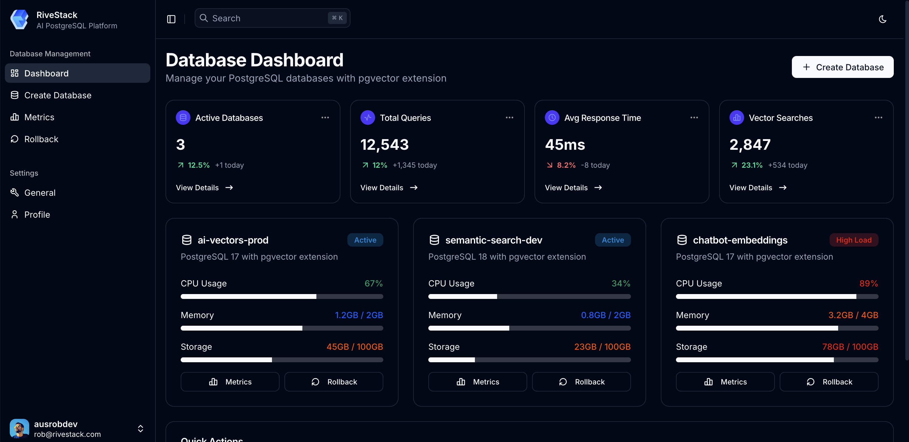 RiveStack screenshot 2
