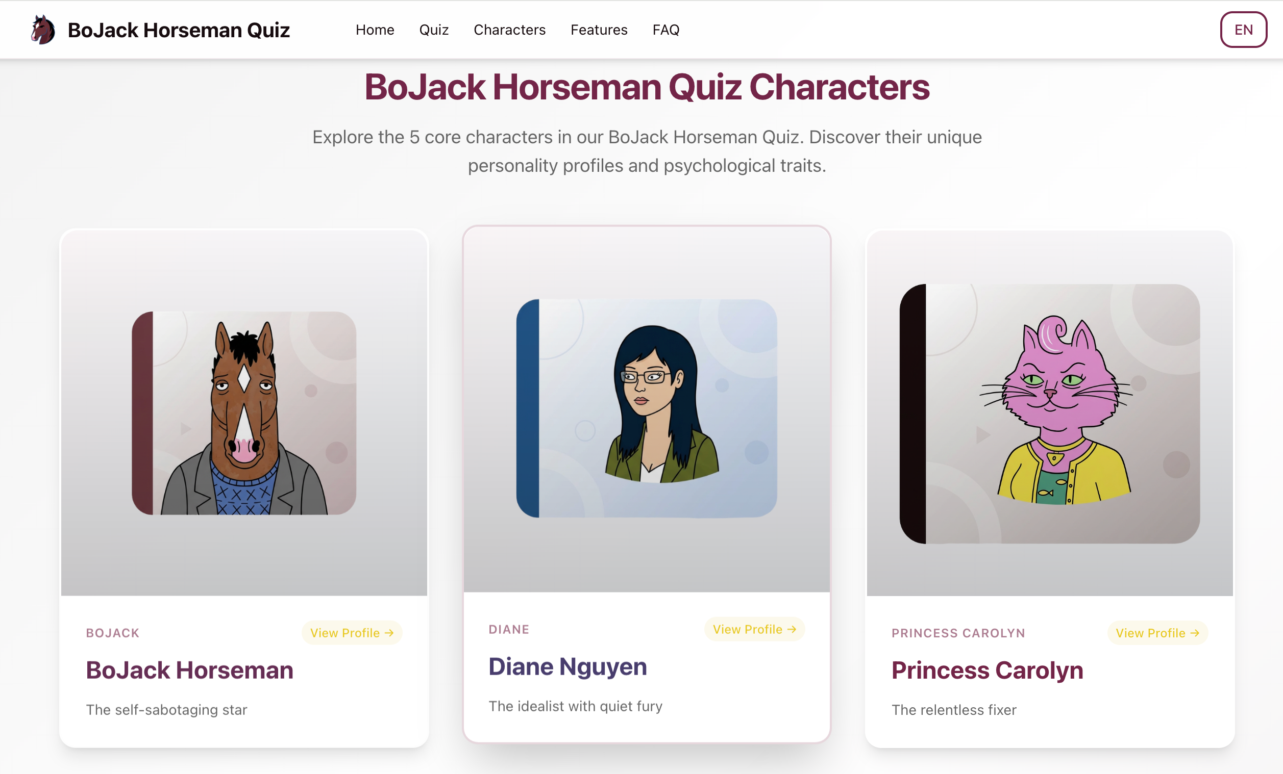 BoJack Horseman Quiz screenshot 1