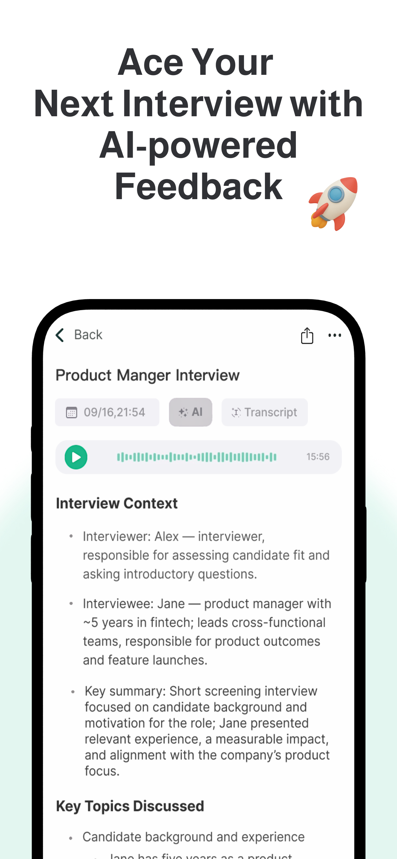 LevelUp AI: Interview Buddy screenshot 1