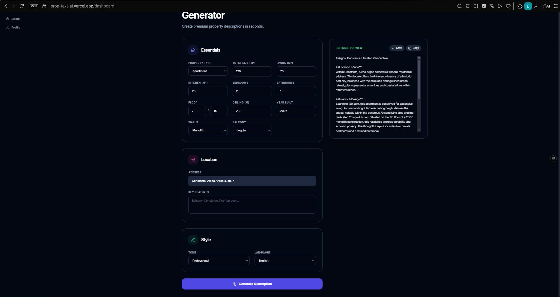 PropText.ai screenshot 3