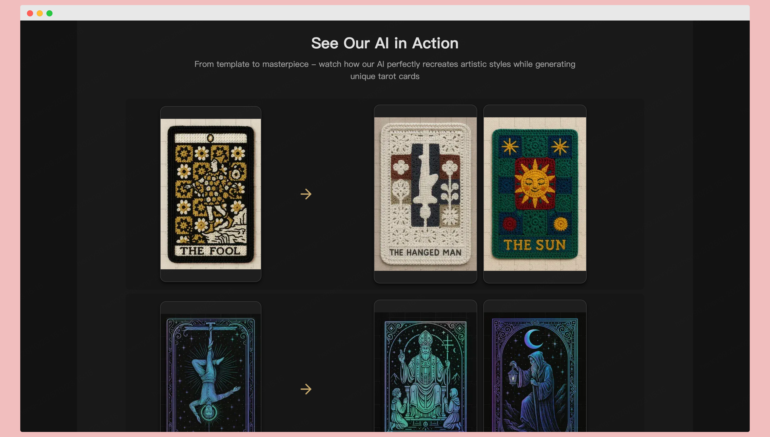 TarotAI screenshot 2