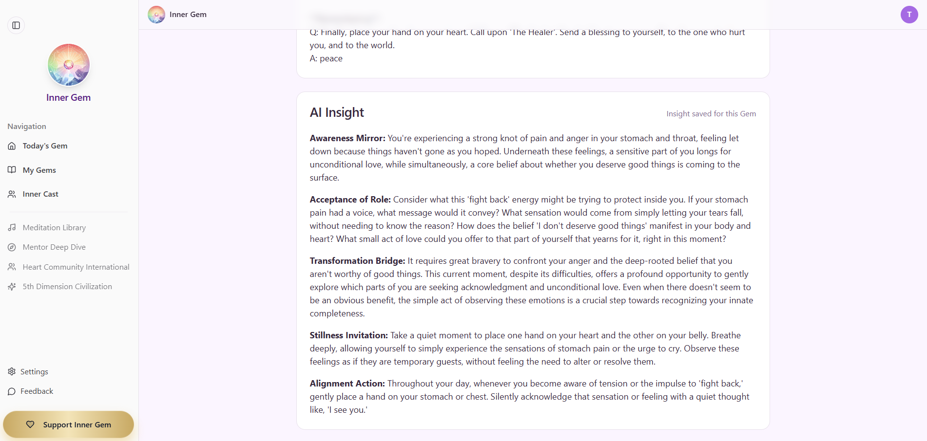 Inner Gem · Daily Awareness Journal screenshot 6
